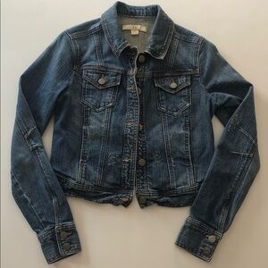 Vintage Blue Denim Jacket Size XS NWOT Blue Jean Jacket Western